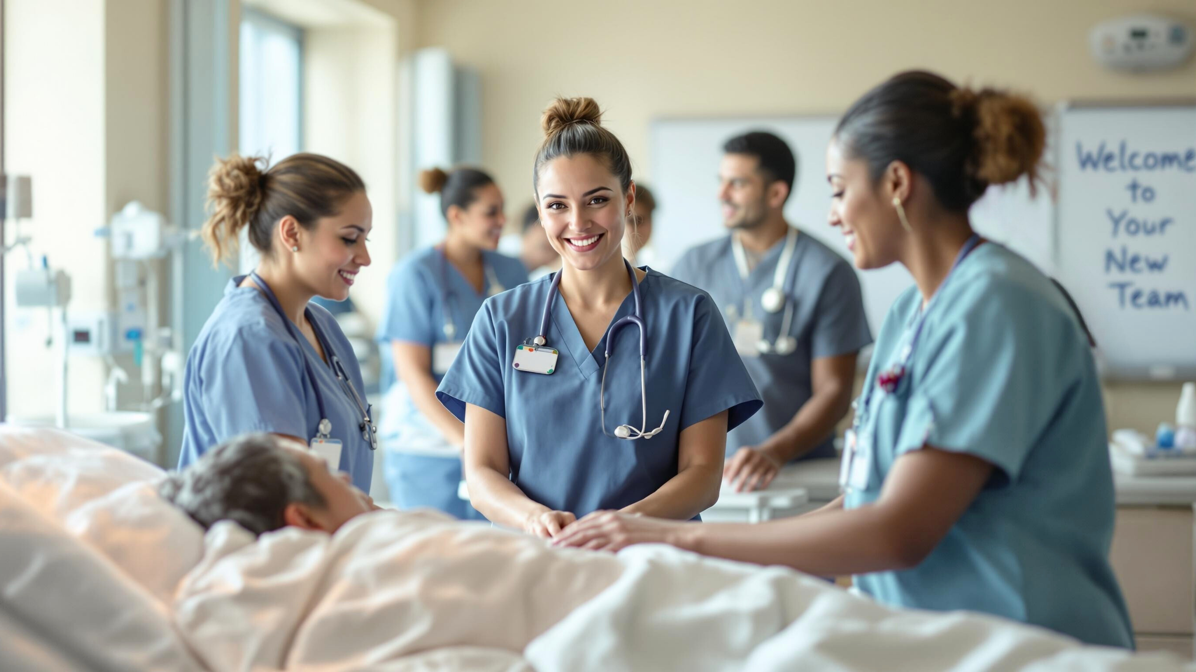 Culture Shifters Campaign Strategy (1200 x 644 px) (6) Nurse and preceptor working together – building hospital culture